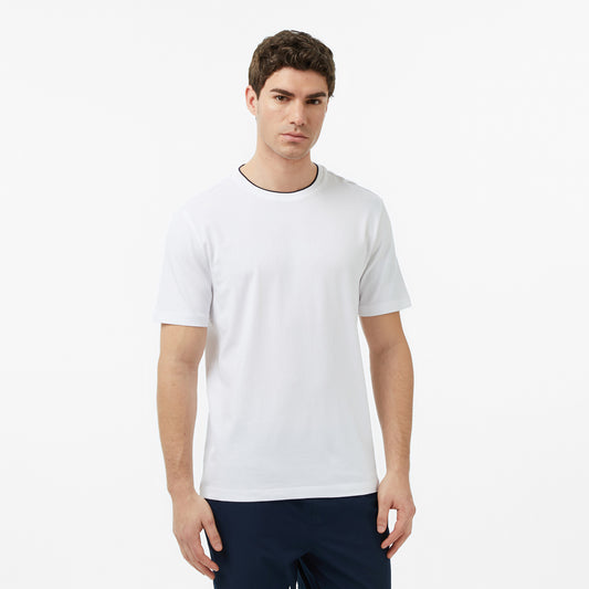 Nautica Erkek Beyaz Regular Fit T-shirt