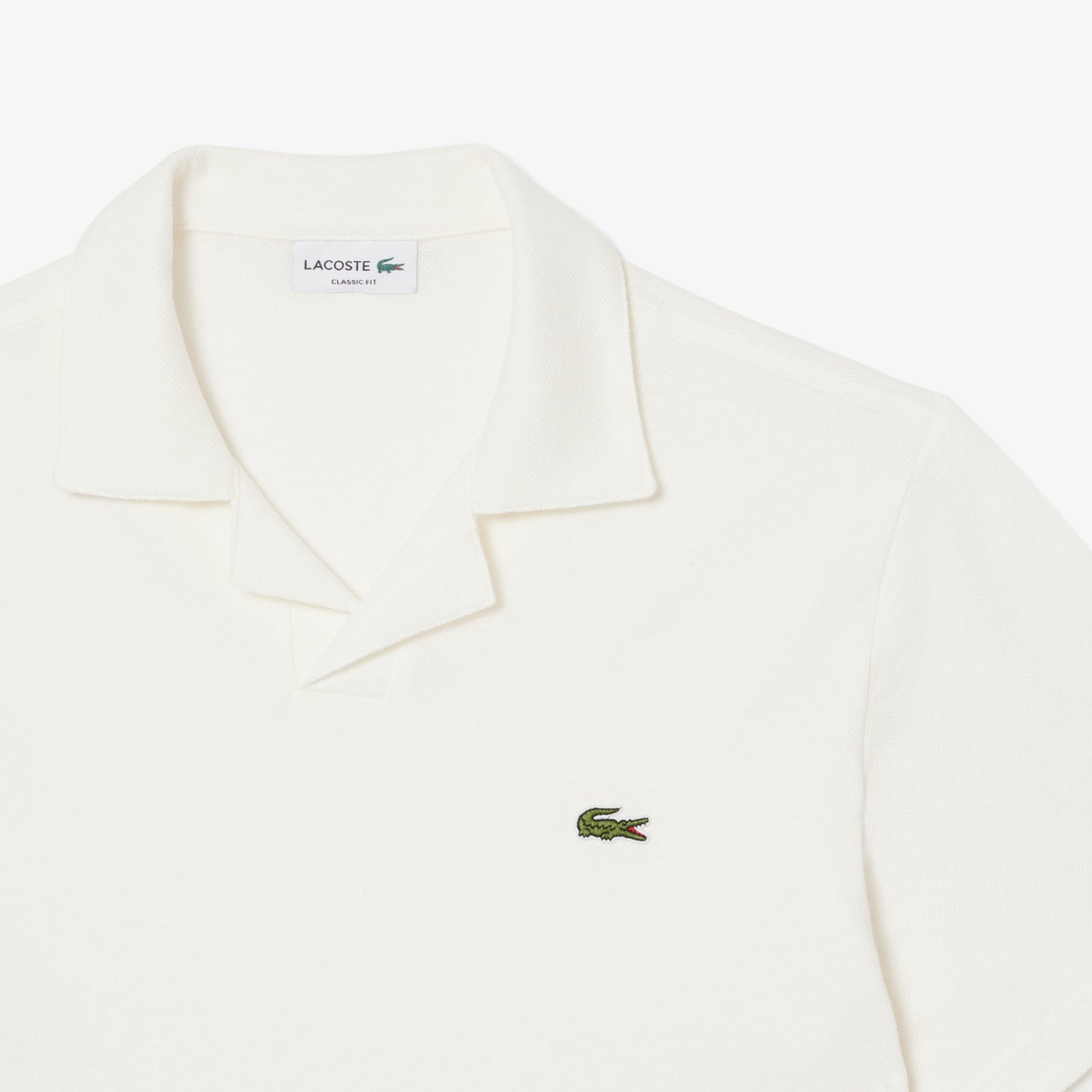 Lacoste Classic Fit Erkek Beyaz Polo