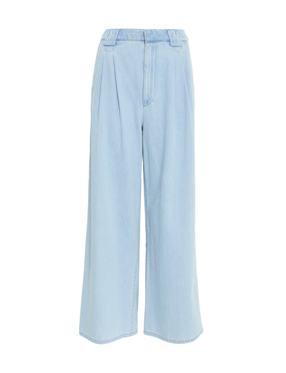 Yüksek Bel Tailored Wide Leg Jean