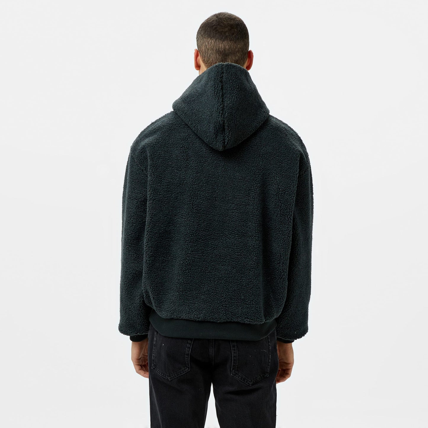 Karl Kani Serif Teddy Erkek Gri Hoodie
