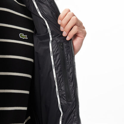 Lacoste Relaxed Fit Erkek Siyah Mont
