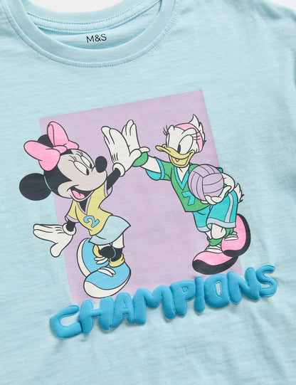 Saf Pamuklu Minnie Mouse:trade_mark: T-shirt (2-7 Yaş)