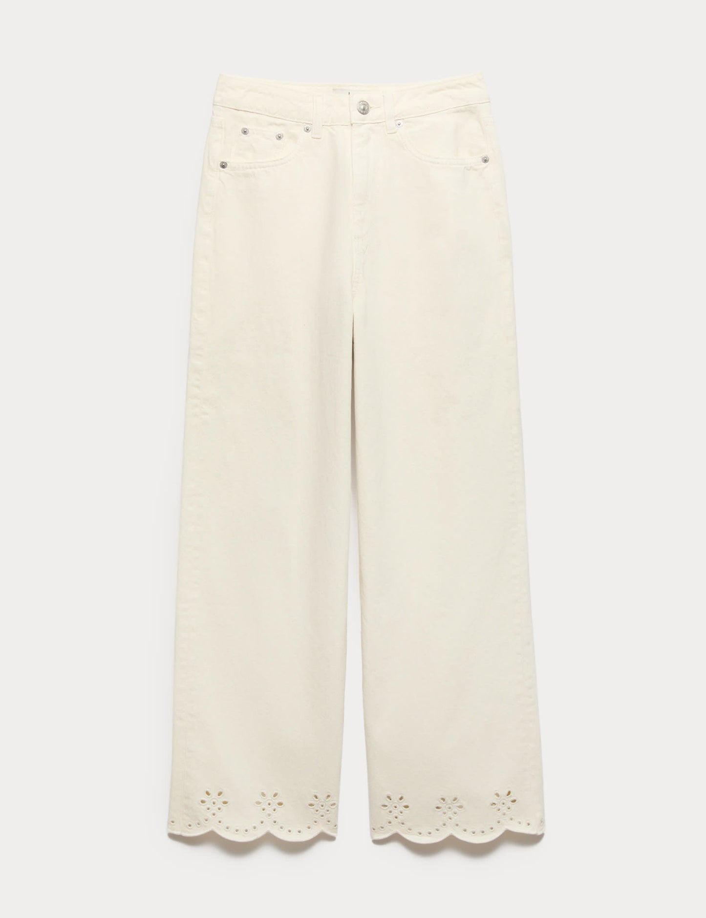 Yüksek Bel Wide Leg Pantolon