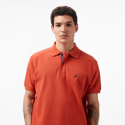 Nautica Erkek Kırmızı Classic Fit Kısa Kollu Polo Yaka T-shirt