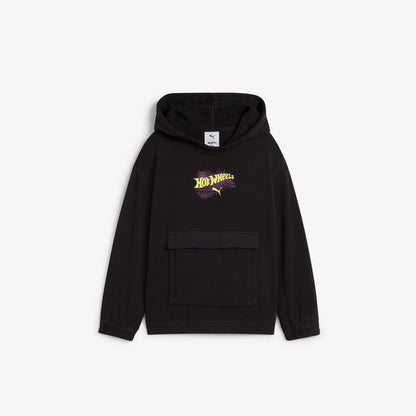 Puma Hot Wheels Graphic Çocuk Siyah Sweatshirt