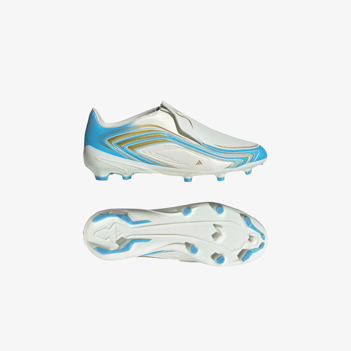 Adidas F50 Messi League Çocuk Krem Halı Saha Kramponu