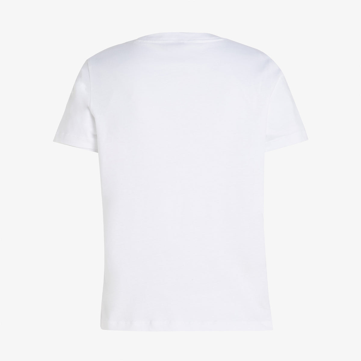 Tommy Hilfiger Corp Logo Kadın Beyaz Crop T-shirt