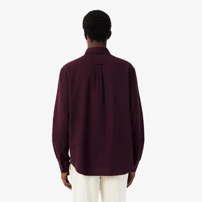 Lacoste Regular Fit Erkek Bordo Gömlek