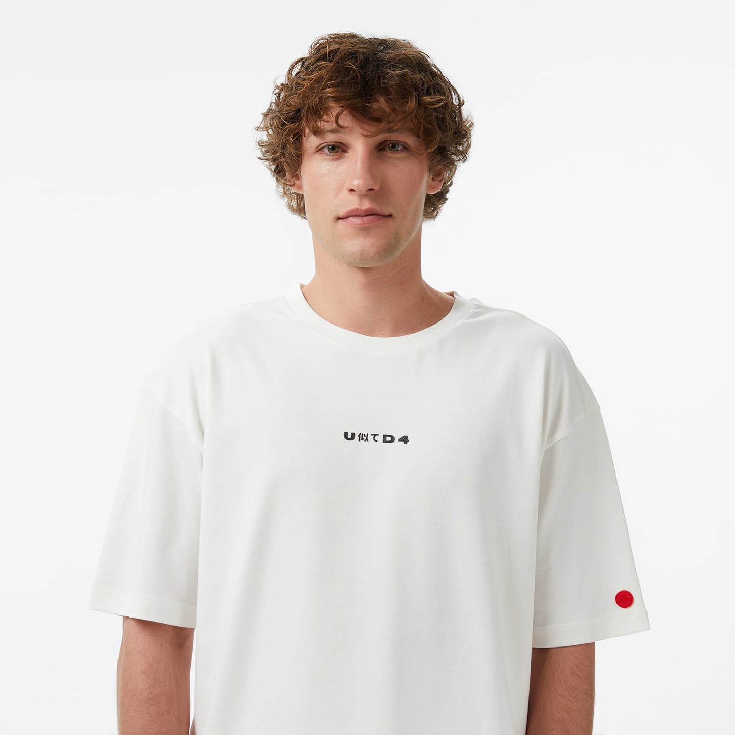 United4 Regular Fit Erkek Bej T-shirt