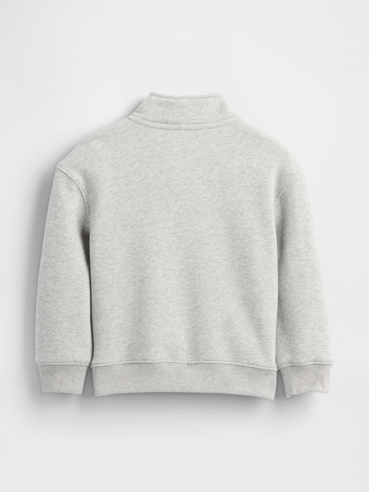 Gri Vintagesoft Yarım Fermuarlı Sweatshirt