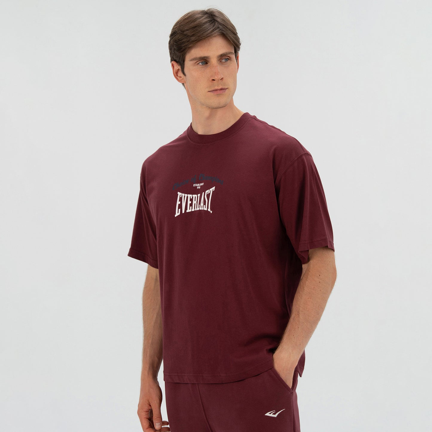 Everlast Heritage Champions Erkek Bordo T-shirt