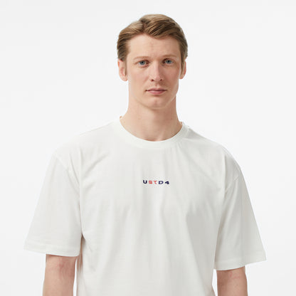 United4 Regular Fit Erkek Bej T-shirt