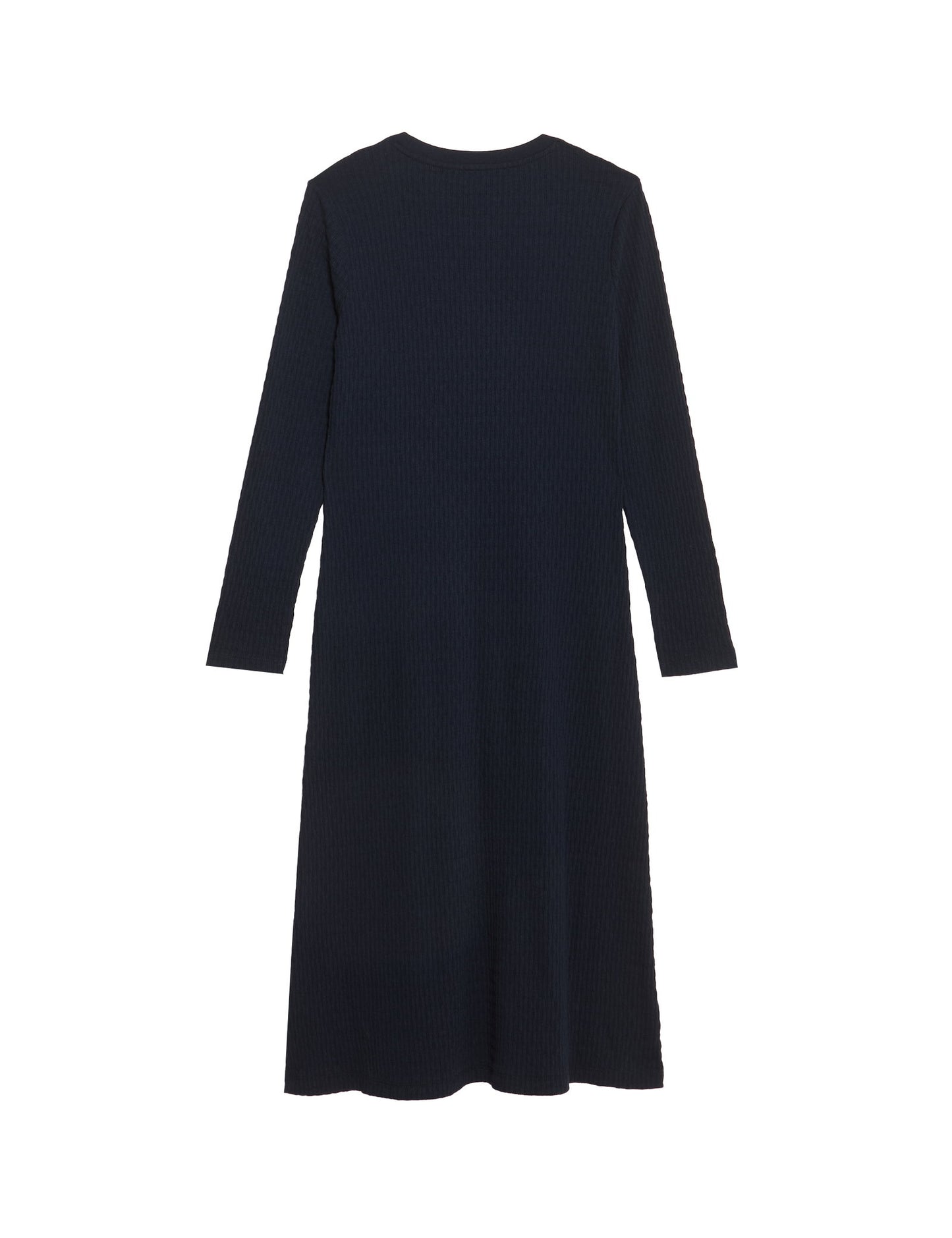 Dokulu Jersey Midi Elbise