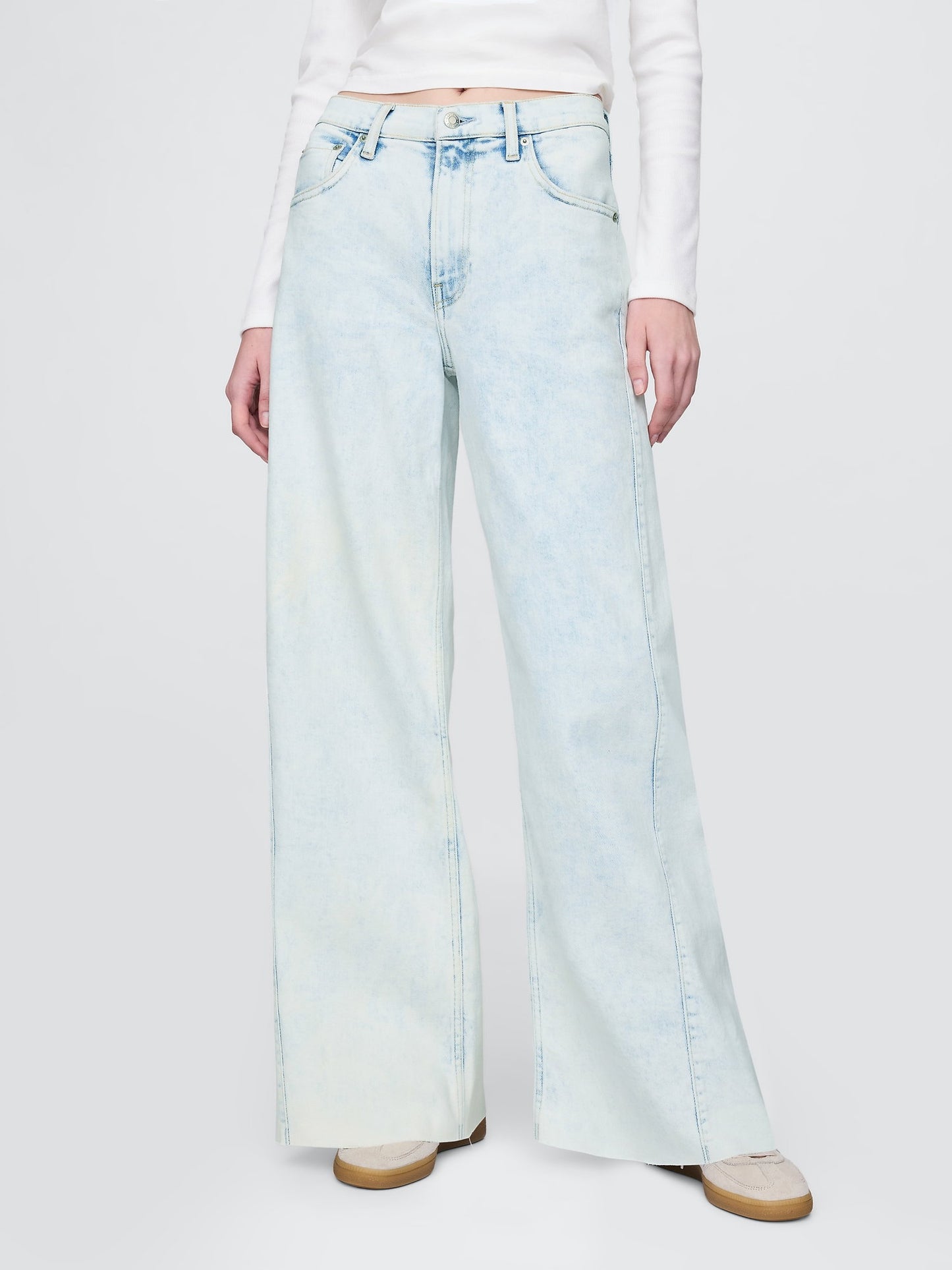 Mavi High Rise Stride Wide-leg Jean Pantolon