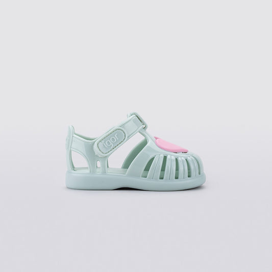 Igor Tobby Gloss Love Bebek Yeşil Sandalet