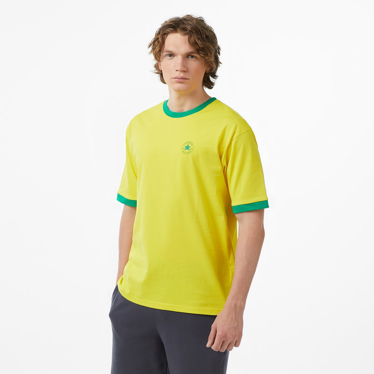 Converse Erkek Dünya Kupası Sarı T-shirt