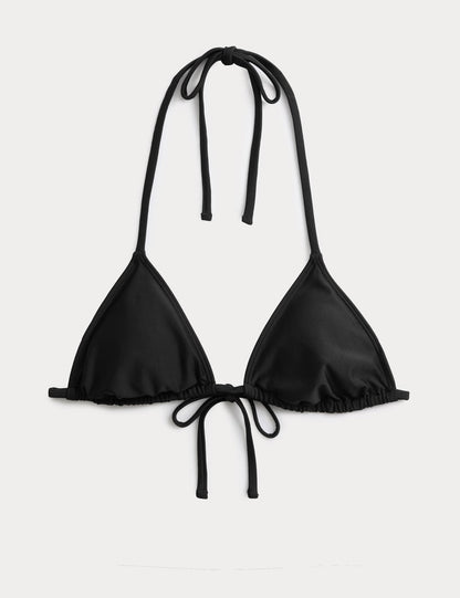 Üçgen Bağlamalı Bikini Üstü