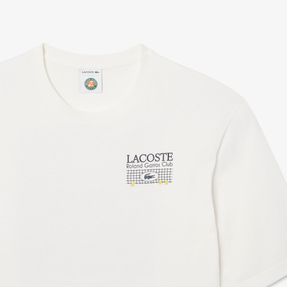 Lacoste Relaxed Fit Erkek Beyaz T-shirt