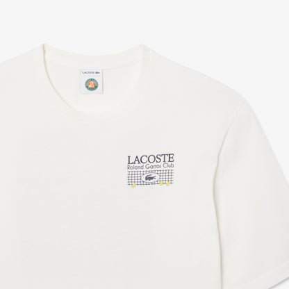 Lacoste Relaxed Fit Erkek Beyaz T-shirt