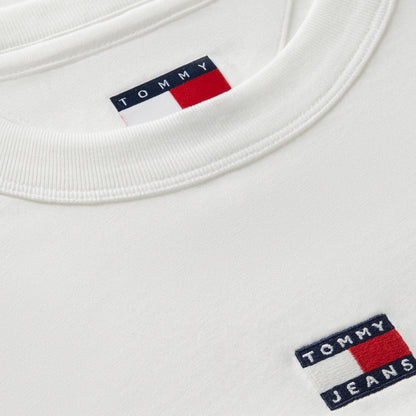 Tommy Hilfiger Bxy Badge Kadın Beyaz T-shirt