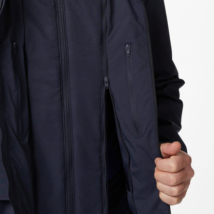 Lacoste Erkek Relaxed Fit Kapüşonlu Lacivert Mont