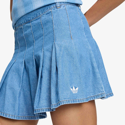Adidas Denim Kadın Mavi Etek