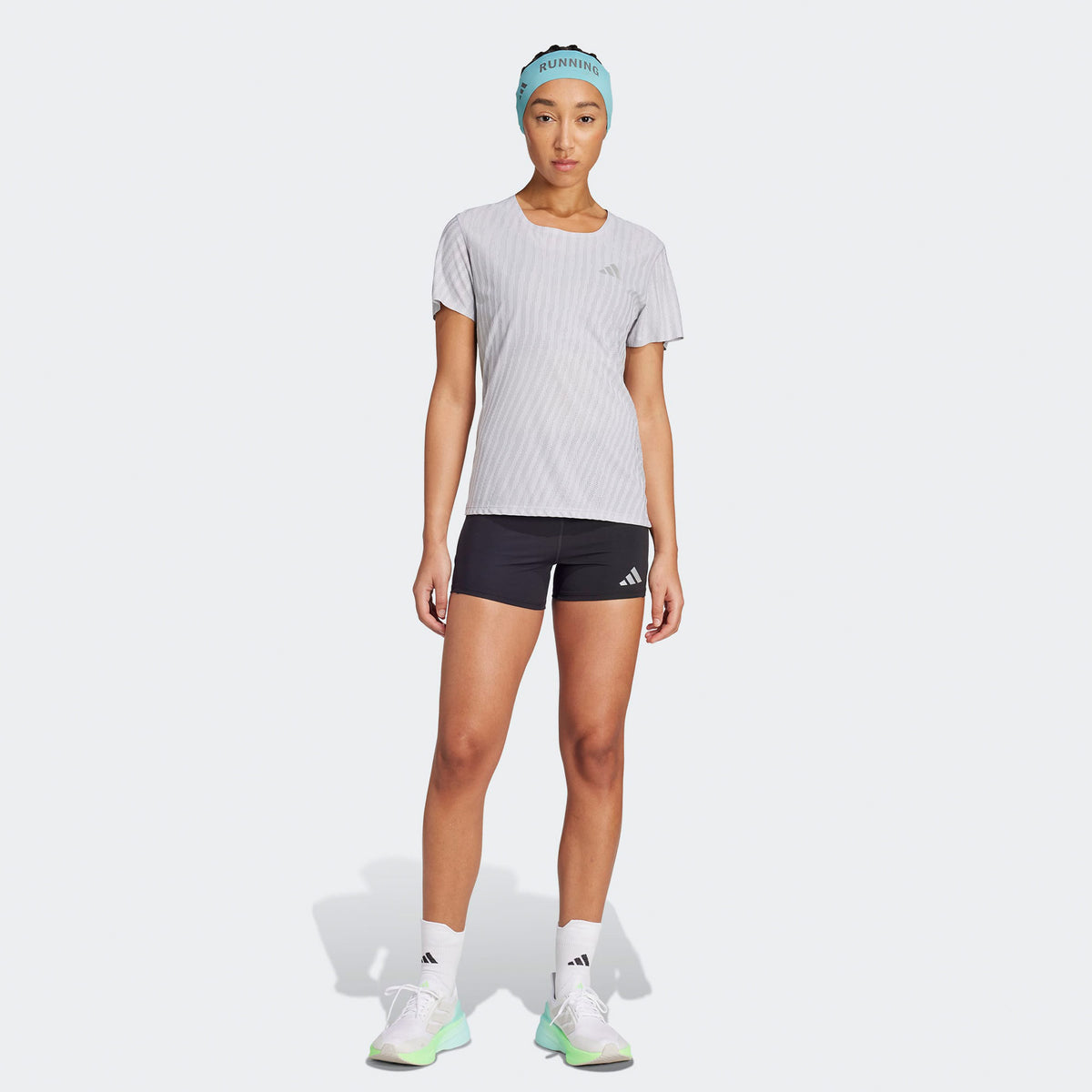 Adidas Adi365 Running Climacool+ Kadın Gri Koşu T-shirt
