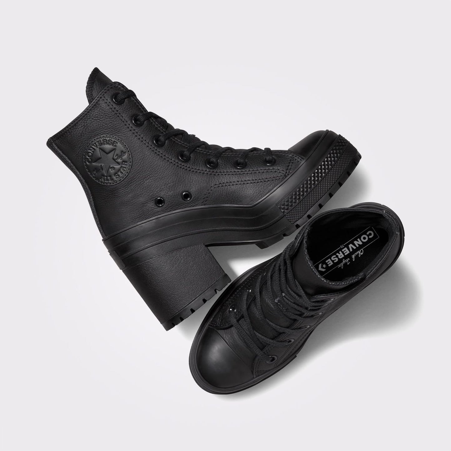 Converse Chuck 70 De Luxe Leather Deri Unisex Siyah Sneaker