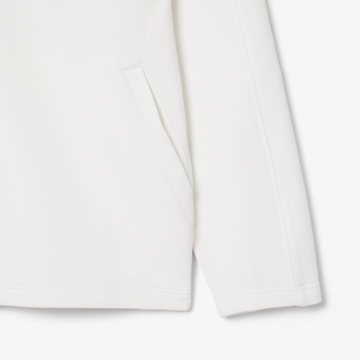 Lacoste X Novak Djokovic The Goat Erkek Beyaz Sweatshirt