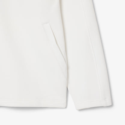 Lacoste X Novak Djokovic The Goat Erkek Beyaz Sweatshirt