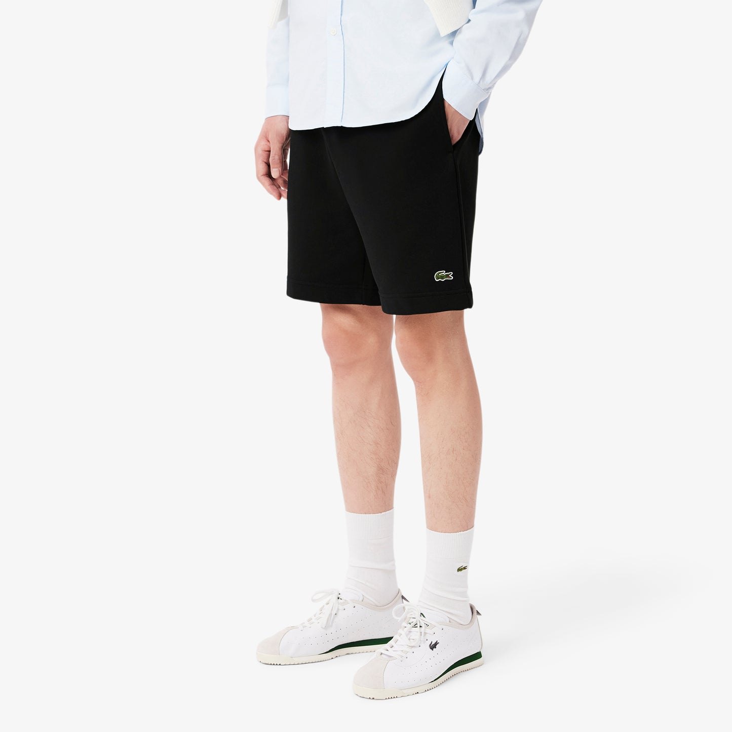 Lacoste Regular Fit Fleece Erkek Siyah Şort