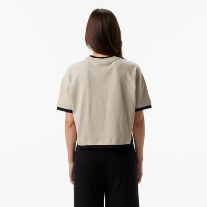 Converse Regular Fit Kadın Bej T-shirt