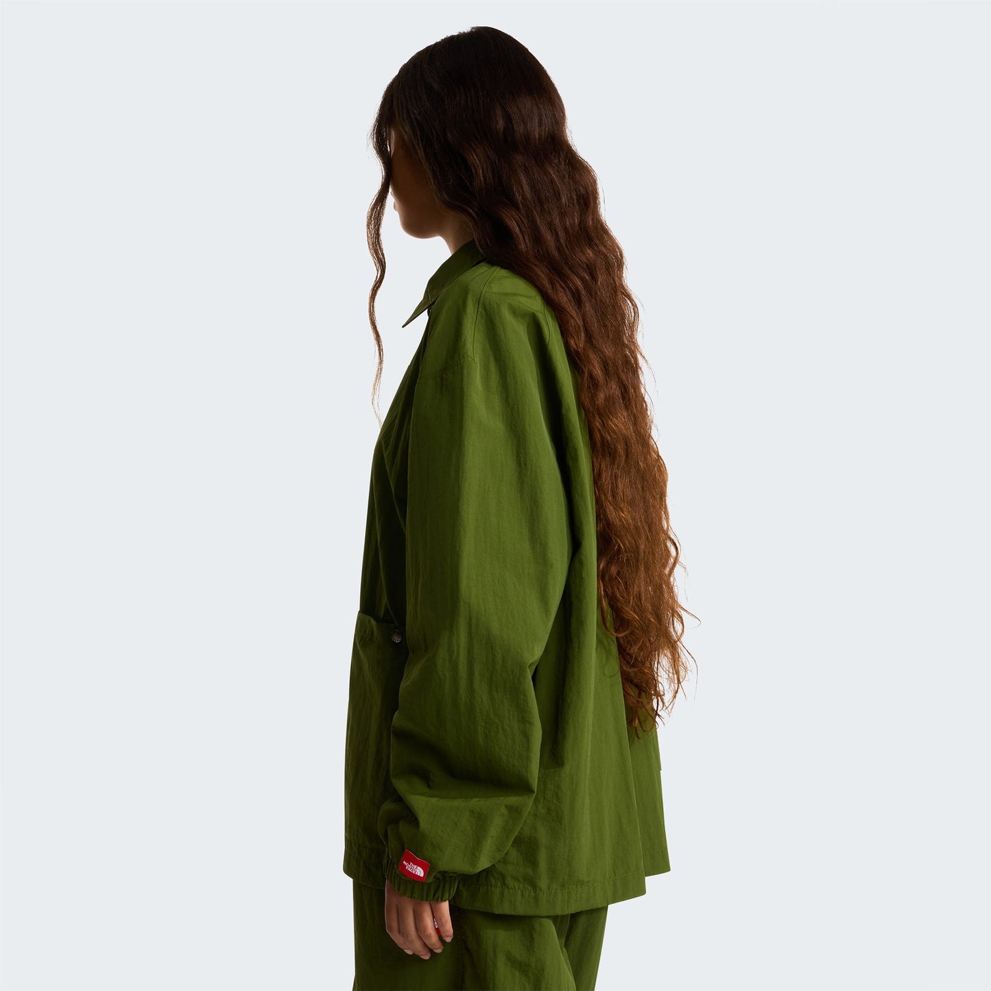 The North Face Red Box Nylon L/s Erkek Yeşil Gömlek