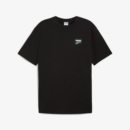 Puma Downtown Relaxed Graphic Unisex Siyah T-shirt