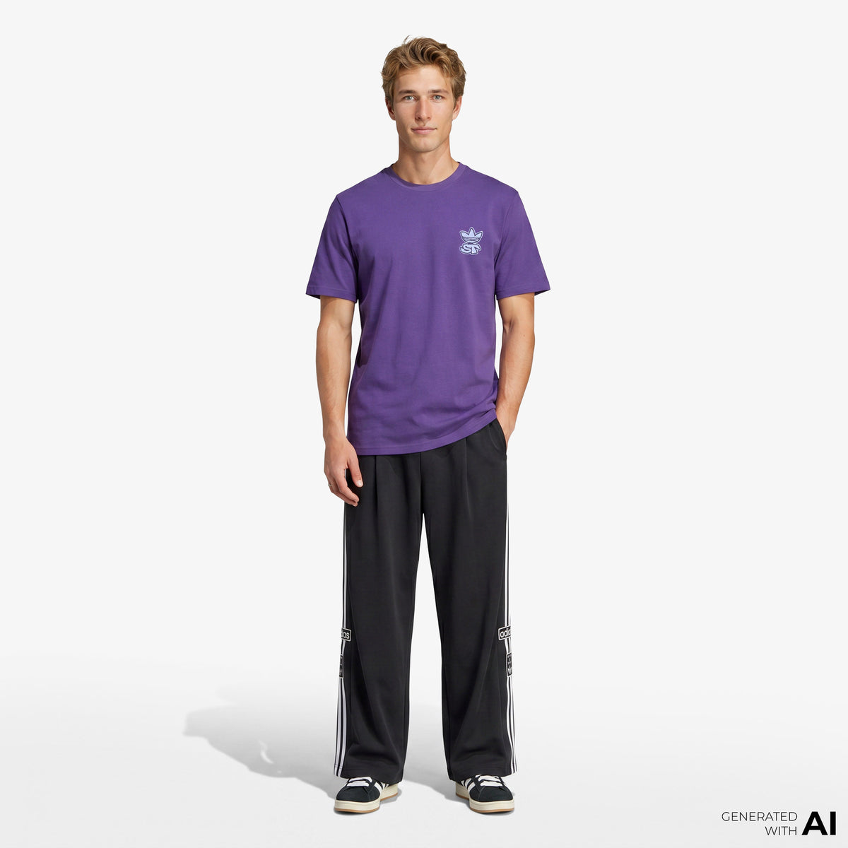 Adidas St Grafik Erkek Siyah T-shirt