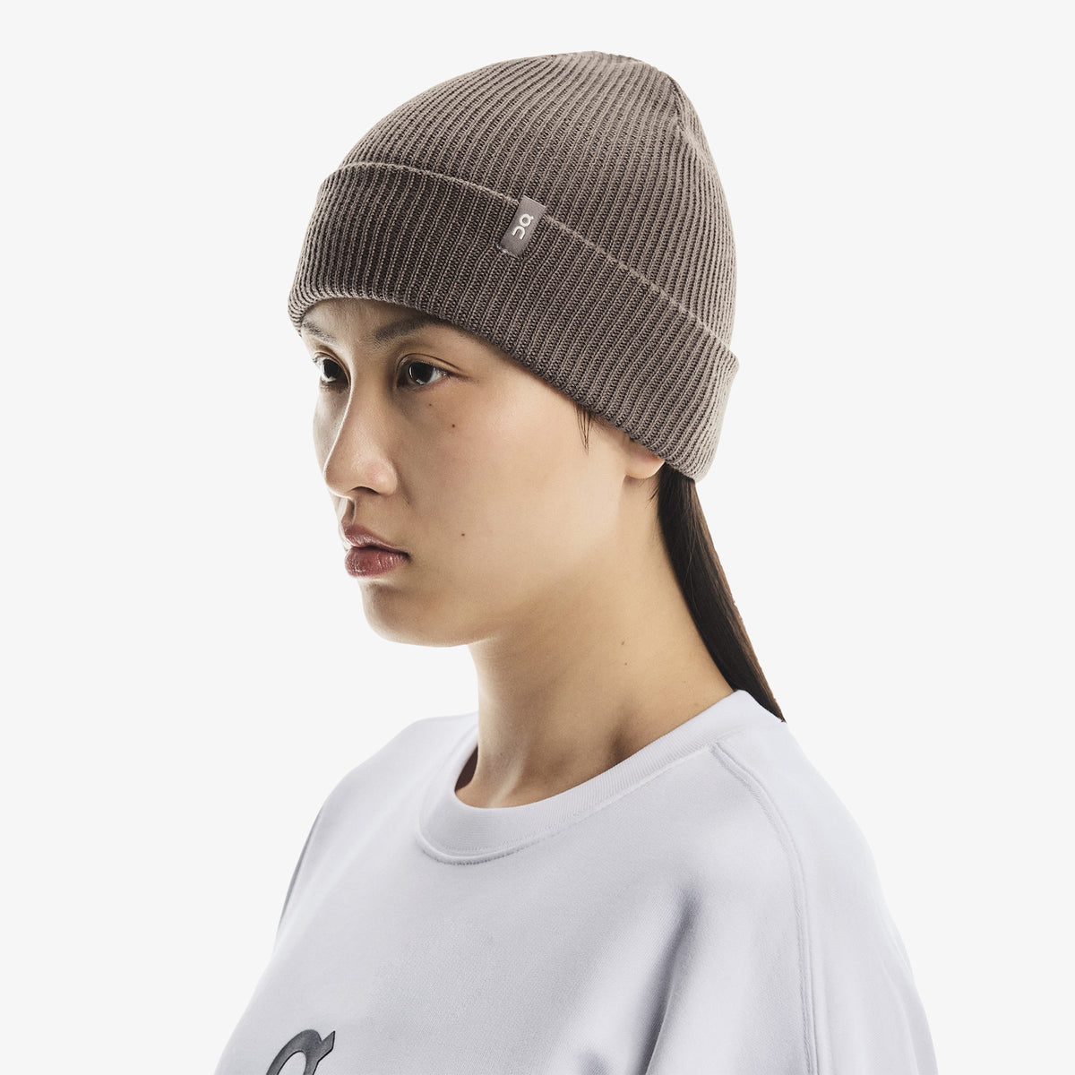 On Merino Beanie Unisex Kahverengi Bere