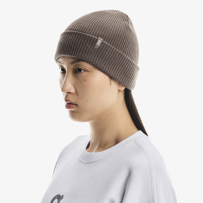On Merino Beanie Unisex Kahverengi Bere
