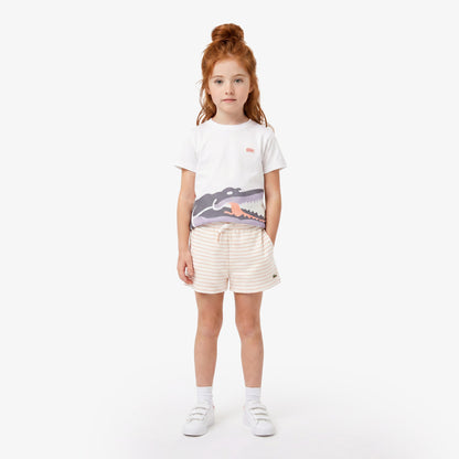 Lacoste Regular Fit Çocuk Lacivert T-shirt