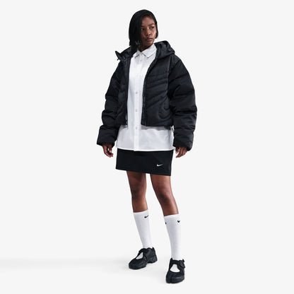 Nike Sportswear Swoosh Series Therma-fit Puffer Kadın Siyah Mont