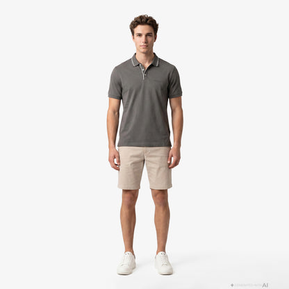 Armani Exchange Erkek Gri Polo