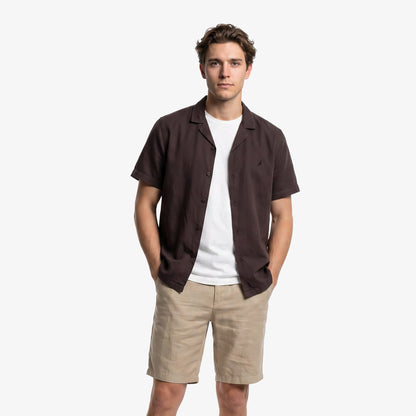Nautica Regular Fit Erkek Kahverengi Gömlek