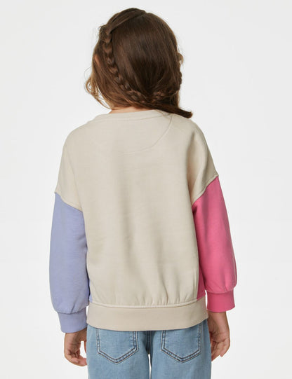Minnie™ Yuvarlak Yaka Sweatshirt (2-7 Yaş)