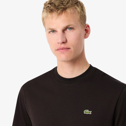 Lacoste Erkek Classic Fit Bisiklet Yaka Kahverengi T-shirt