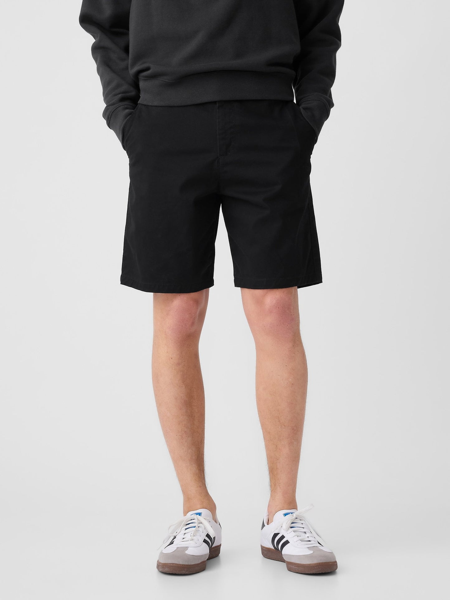 Siyah Essential Khaki Şort