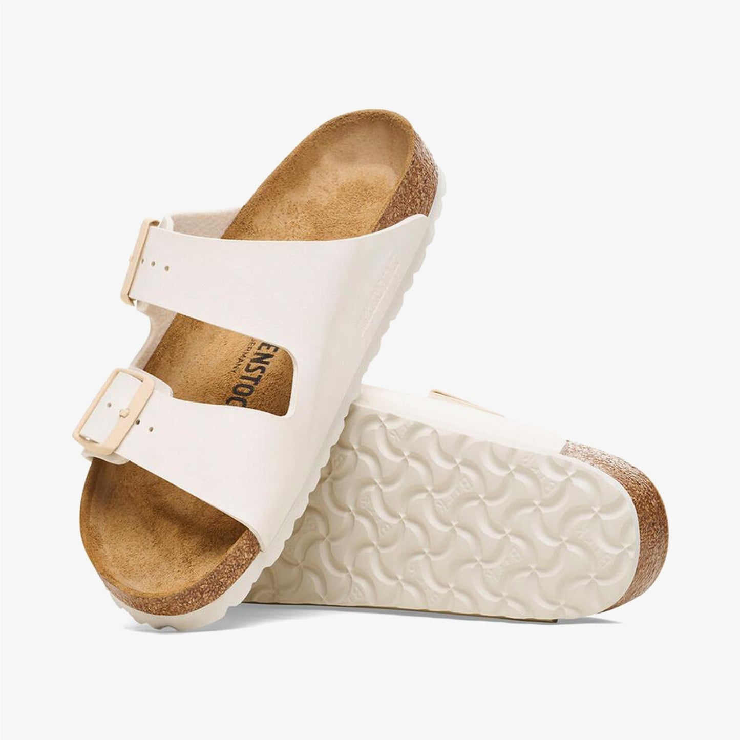 Birkenstock Arizona Bf Saffiano Krem Erkek Terlik