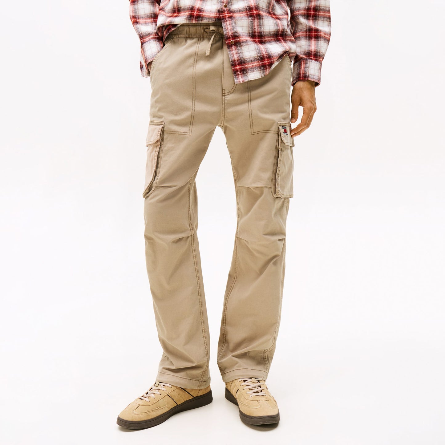 Tommy Hilfiger Otis H-bone Kargo Erkek Kahverengi Pantolon