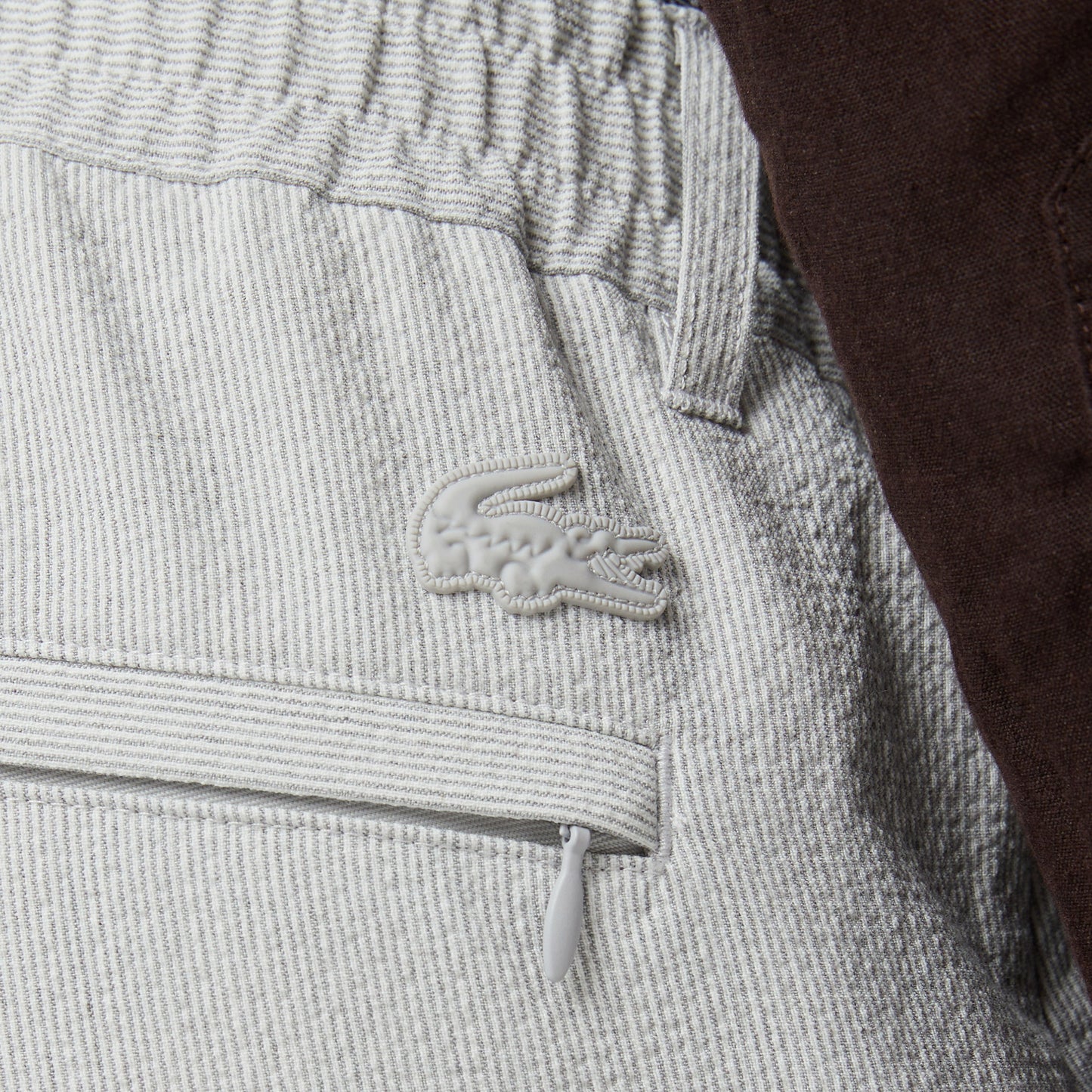 Lacoste Tapered Fit Erkek Gri Şort