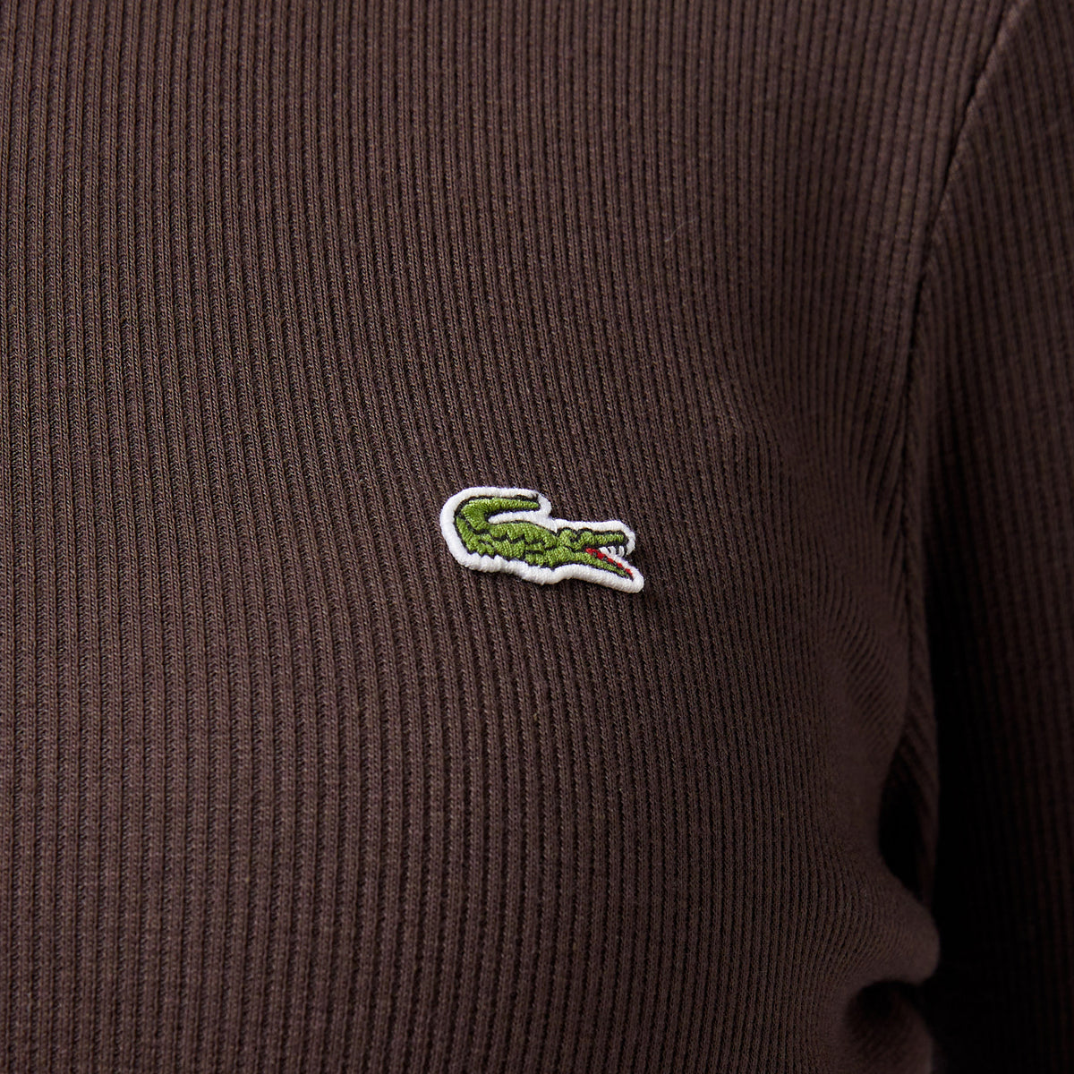 Lacoste Regular Fit Kadın Kahverengi T-shirt