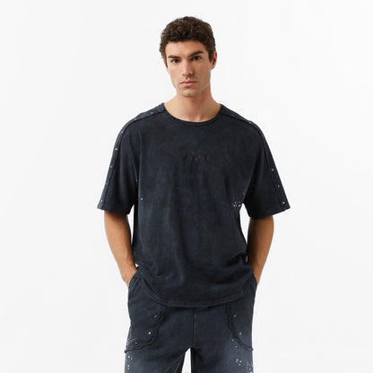 Les Benjamins Essentials 305 Erkek Mor T-shirt