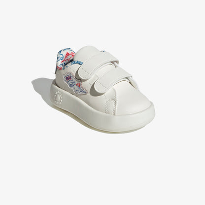 Adidas Advantage Dino Bebek Beyaz Cırt Cırtlı Spor Ayakkabı